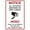 Warning Sign 1, variant on Reserved Parking Sign with Double Arrow - 8"x12" Aluminum Metal Sign, Fade Resistant, Dual-Direction Reserved Spot, Business Property Signage
