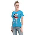 thumbnail image 4 of T-Shirt Basique à Manches Courtes pour Femmes Sailor Moon Rei Hono, 4 of 6