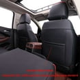 thumbnail image 5 of EKR Custom Fit Envision Car Seat Covers for Buick Envision 2021 2022 2023-Full Set Airbag Compatible Leatherette Car Seat Cushion (Black with Red Trim), 5 of 5