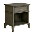 thumbnail image 2 of Madison Park Signature Yardley 1 Drawer Night Stand Reclaimed Grey See below, 2 of 3