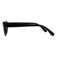 thumbnail image 3 of Womens Color Mirror Lens Goth Narrow Cat Eye Plastic Sunglasses Black Pink, 3 of 4