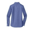 thumbnail image 6 of Port Authority Ladies SuperPro Oxford Shirt-M (Navy), 6 of 6