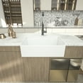thumbnail image 3 of Logmey 33inch White Apron Front Ceramic Kitchen Sink Single Bowl Undermount, 3 of 8