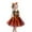 Orange, variant on Odeerbi Kids Girls Halloween Dresses Stage Performance Dress Outfits Children's Carnival Party Pumpkin Princess Skirt Orange