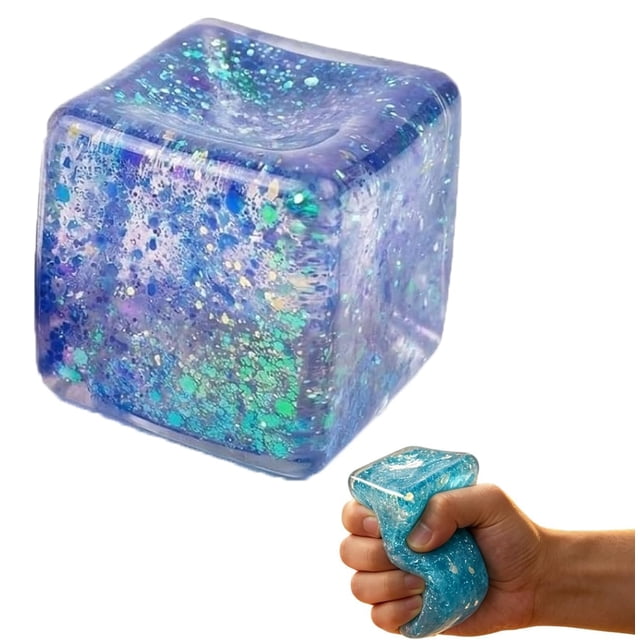 Cubo antiestrés Squishy de hielo Bicotand, bola sensorial suave
