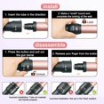 thumbnail image 2 of Versatile Hair Styling Set, Ionic Heated Brush Dual Voltage Fast Heat Up For Beautiful Locks At Home Or Travel, 2 of 5