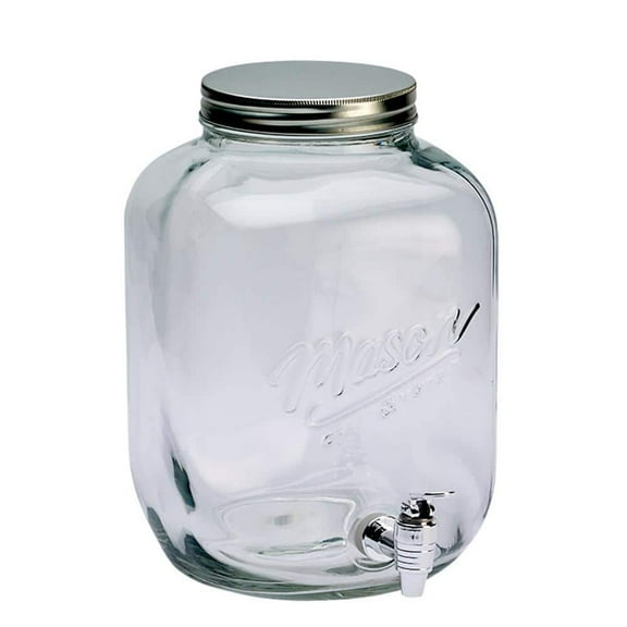 Serving 12 Qt. Clear Drink Dispenser With Spout And Lid