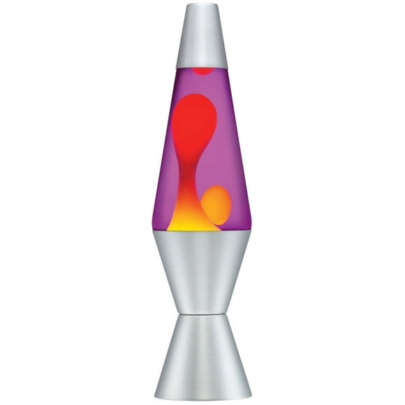 14 1/2" Lava Motion Lamp - yellow wax/purple liquid, 14 1/2" Lava Lamp - yellow/purple