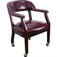 thumbnail image 1 of Pemberly Row Fauteuil d'Invité de Conférence Moderne et Luxueux en Bourgogne, 1 of 11
