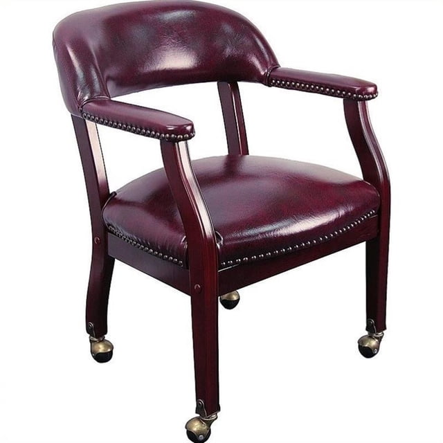 Pemberly Row Fauteuil d'Invité de Conférence Moderne et Luxueux en Bourgogne
