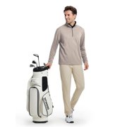 DTWOOO Men's Quarter Zip Golf Pullover Men Mock Neck Sweatshirts Dry Fit Long Sleeve Performance Wicking 1/4 Zip Pullover