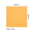 thumbnail image 2 of Uxcell Origami Paper Double Sided for Art Craft Project Beginner 100 Sheets Fluorescent Orange 10x10 inch, 2 of 5