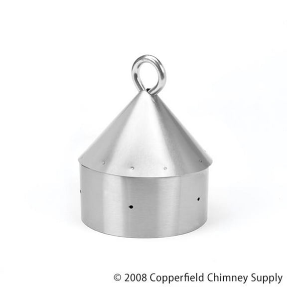 Chimney  3 Inch HomeSaver Pro/UltraPro Roundflex End Cone Attaches With Screws