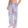 thumbnail image 2 of Daiia Tie Dye Men's Sleep Pant with Pockets and Drawstring,Pajama Pants-Large, 2 of 9