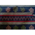 thumbnail image 4 of oneOone Cotton Silk Fabric Stripe|Chevron & Tree Block Printed Fabric 1 Yard 42 Inch Wide, 4 of 4
