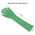 thumbnail image 2 of Blue Chroma Key Gloves Chromakey Glove Invisible Effects Background Chroma Keying Blue Gloves for Blue Screen Photography Photo Video, 2 of 5