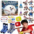 thumbnail image 3 of 2025 Youth Sports Advent Calendar for Kids Baseball Themed Countdown Set with Stocking Stuffers, 3 of 7