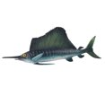 thumbnail image 1 of 1PC Simulated Marine Animal Model Decor Lifelike Sailfish Model Plastic Solid Marine Animal Model Decor Mini Marine Animal Model Ornaments for Home Store (Sailfish Style), 1 of 7