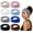 Set 1, variant on 8PCS Stretch Headbands, Wide Non Slip Sweat Absorbent Elastic Head Wraps for Women