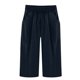 thumbnail image 3 of Capri Pantalones para Mujeres Casual Verano Color Sólido Lino, Bolsillos Cintura Elástica Pantalones Cortos Ligeros, 3 of 4