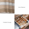 thumbnail image 6 of Placemats Set of 6, Brown Wood Grain Woven Placemat, Linen Place Mats for Kitchen/Dining Tables, Country Retro Wooden Plank Farmhouse Washable Table Mats for Party, 6 of 8