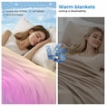thumbnail image 2 of Teal Pink Ombre Cooling Blanket, Lightweight Breathable Summer Throw Blanket with Double Sided Cold Effect, Modern Abstract Art Aesthetics Picnic Beach Blankets Bed Sheet for Hot Sleepers 50"x60", 2 of 8
