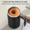thumbnail image 2 of Magnética Automática Recargable por USB, Eléctrica, para Café y Leche, con Mezclador Automático, Resistente Al Agua IP67, Apta para Alimentos, 380 Ml., 2 of 5