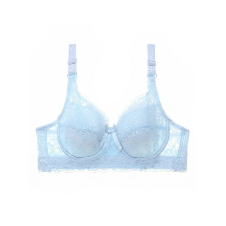 

Women Lace Bra With Underwire Thin Padded Plus Size Bras