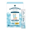Cameron's Coffee Vanilla Bean Cold Brew Instant Coffee With Arabica Beans 16 Count