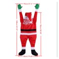 thumbnail image 3 of Franela Santa Claus Decoración De Pared De Escalada Decoración Del Hogar Adornos Colgantes De Navidad Para Puertas Paredes Y Decoración De Ventanas 2021 Inevent HA038509-00, 3 of 6