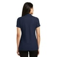 thumbnail image 2 of Port Authority Adult Female Women Silk Touch Y-Neck Polo Shirt, 2 of 2