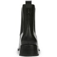 thumbnail image 3 of Sam Edelman Thelma Black Pull On Square Toe Leather Chelsea Ankle Fashion Boots (Black, 9.5), 3 of 3