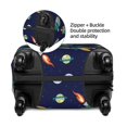 thumbnail image 4 of Easygdp Astronaut Dinosaur and Space Print Elastic and Washable Suitcase Protective Cover with Hidden Zipper Fits 18-32 inch Luggage -Small, 4 of 9