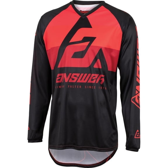Answer A23 Syncron CC Mens MX Offroad Jersey Red/Black XS