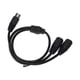 thumbnail image 1 of Cable DIN Macho De 5 Pines A 2 DIN Hembra De 5 Pines, Cable Adaptador DIN De 5 Pines Plug And Play, PVC Suave, Preciso, A Prueba De Explosiones, De 1,6 Pies Para Dispositivos, 1 of 7