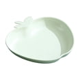 thumbnail image 2 of Yardvibe Wheat Straw Plates, 6.3" Apple-Shape Green Lightweight Durable Dinner Dishes Plates Set, Fruit Dish, Side Dish Plate, Home Storage Plate, 2 of 5