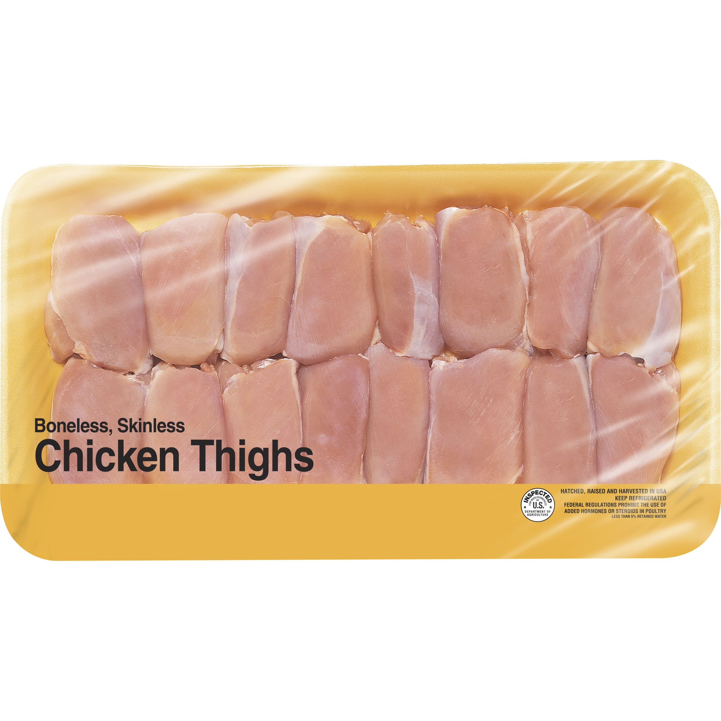 Fresh Natural Boneless Skinless Chicken Thigh Fillets Value Pack Products  Foster Farms