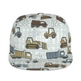 thumbnail image 2 of Fotbe Tractor and Dumper Flat Bill Visor Cap Classic Snapback Hat Polyester Foam Trucker Hat Trucker Cap Adjustable Baseball Cap, 2 of 9