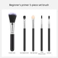 thumbnail image 7 of Kokovifyves 5 Pcs Makeup Brush EyeShadow Brush Cosmetics Blending Brush Tool, 7 of 7