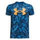 thumbnail image 1 of Camiseta Under Armour Tech Big Logo para niños, talla XL, azul/naranja, 1 of 1