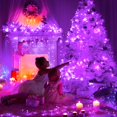 thumbnail image 4 of Luces navideñas JMEXSUSS 600 LED moradas de 168 pies para exteriores e interiores, 4 of 9