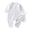 White, variant on XIMIN Infant Boys Fall Clothes Newborn Baby Romper Hat Stripe Knit Long Sleeve Bodysuit Jumpsuit Baby Going Home Outfit