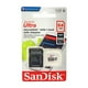 thumbnail image 3 of Tarjeta de memoria SanDisk Ultra 64GB microSDXC con adaptador SD x3, 3 of 3