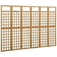 thumbnail image 2 of vidaXL Room Divider Freestanding Privacy Screen for Bedroom Solid Wood Fir, 2 of 73