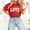 Sweatshirts-Red, variant on Gamivast Valentines Day Tops for Women Short Sleeve Cute Heart Graphic Thsirts Trendy Crewneck Party Shirt Loose Fitted Tunic Blouse Holiday Outfit 2026
