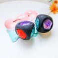 thumbnail image 3 of POINTERTECK 2 Pieces Light Up Squeak Dog Balls Flash LED Squeaker Ball Dog Bounce Activated Squeaky Ball Interactive Pet Elastic Toy Ball for Puppy Teeth Cleaning Chewing Biting  Black, 3 of 9