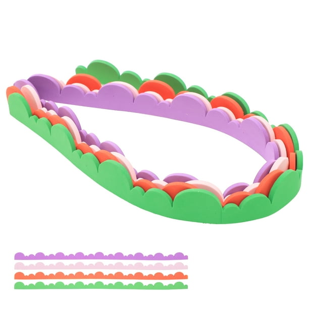 4pcs Bulletin Board Borders Scalloped Classroom Borders for Bulletin