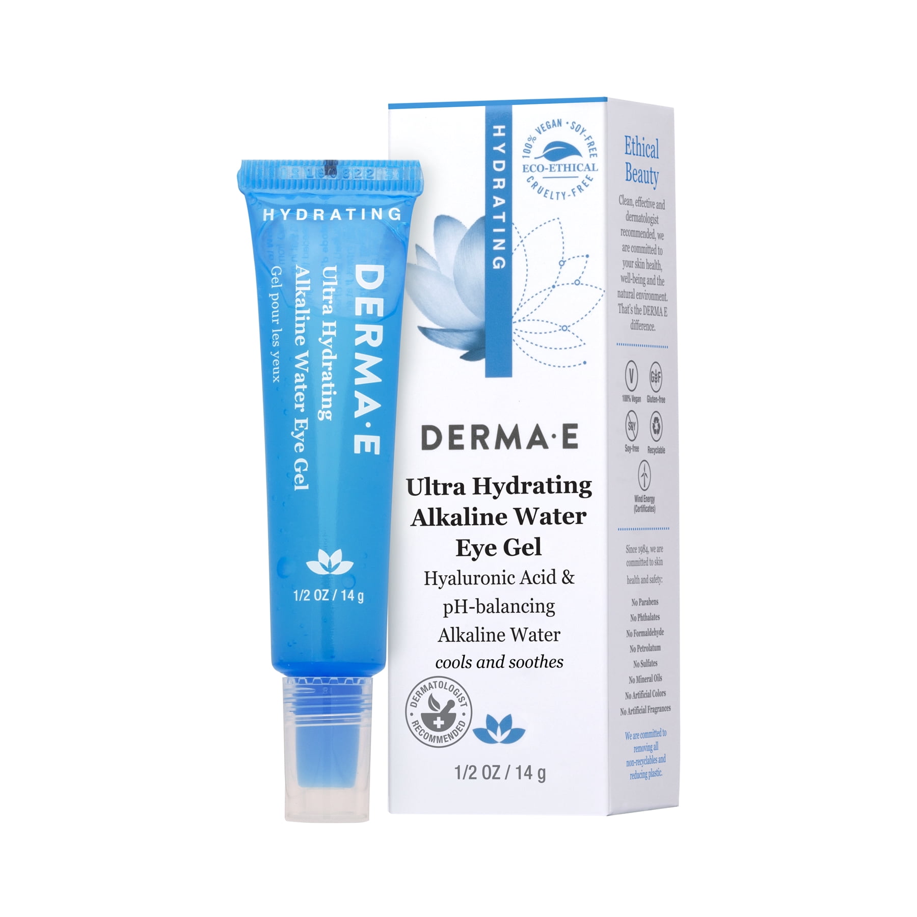 Derma E Derma E Ultra Hydrating Alkaline Eye Gel, 0.5 Oz Walmart