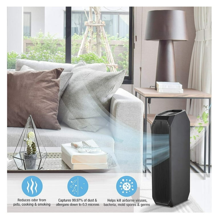 Air Purifier with UV LED Germicidal Light Walmart