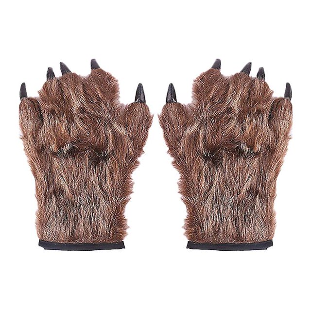Guantes de Lobo Allinless 1 Par para Decoraciones de Halloween